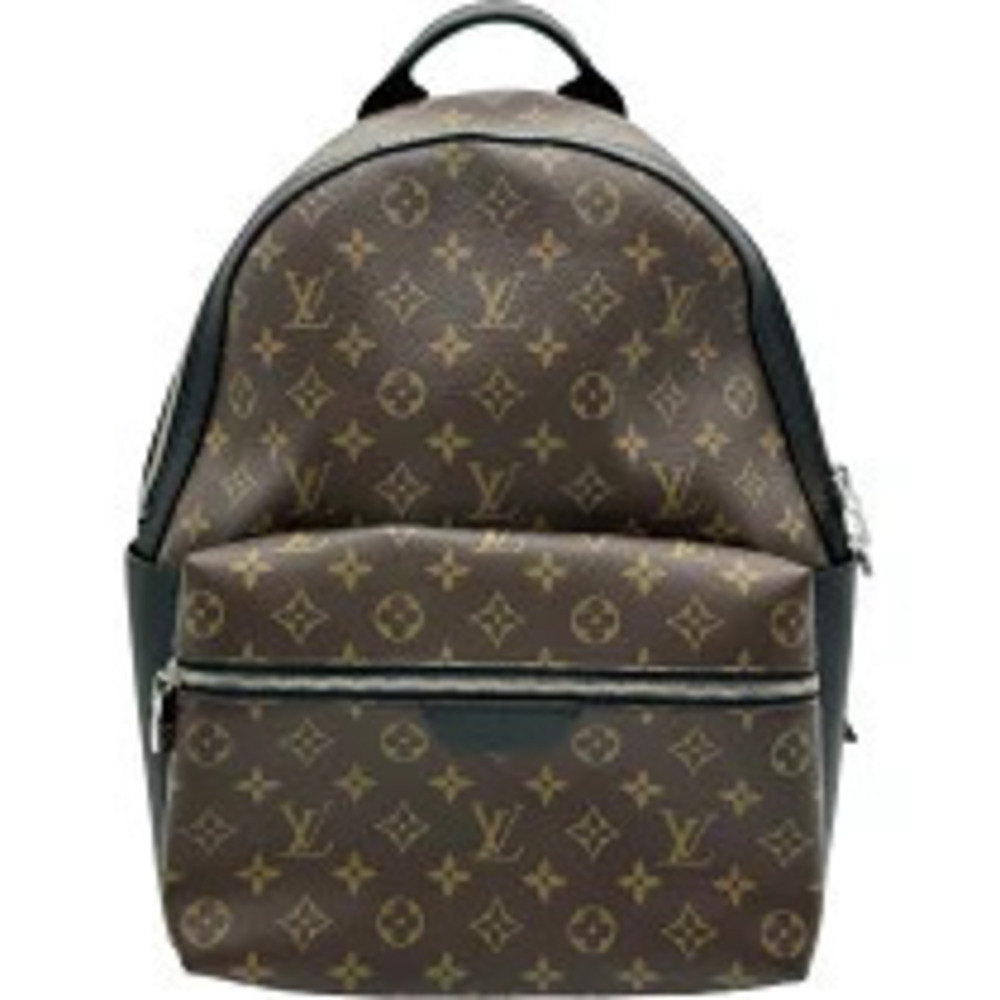 Louis Vuitton Discovery Backpack Rucksack Monogram Canvas Leather Macassar Brown